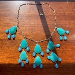 Beautiful Aqua Statement Necklace